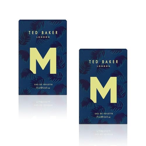 Ted Baker M EDT Duo Pack, Unique Notes of Tonka Bean and Sensual Musk with a Rich Woody Base, Mark of Distinction, Man Eau de Toilette, 2 x 2.54 fl oz