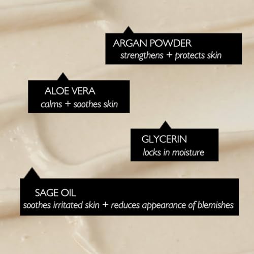 UPCIRCLE Jumbo Face Moisturiser with Argan Powder 120ml - Nourishing Day Cream - Vitamin E, Aloe Vera, Glycerin, Shea + Coconut Butter - Natural, Vegan + Cruelty-Free