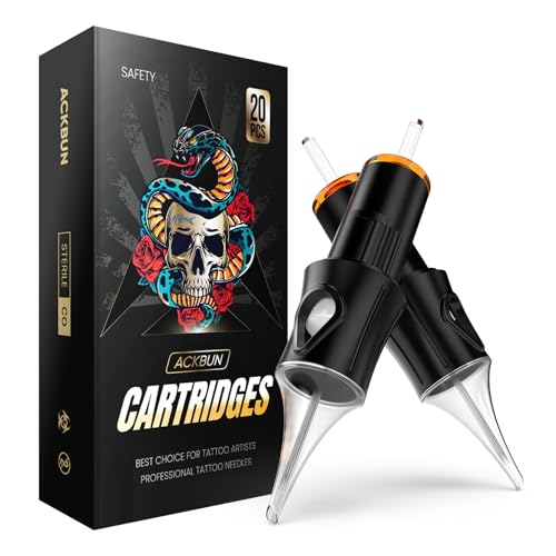 20 Pcs 1209RL Tattoo Cartridge Needles - #12 Standard Round Liner Tattoo Needles Pro Sterilization and Safety for Tattoo Pen