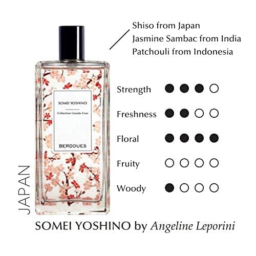 Berdoues Grands Crus Somei Yoshino Eau de Parfum | Floral, Long Lasting Scent Made in France | Spray Fragrance for Women | Luxury Perfume with Premium Quality Ingredients.