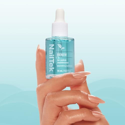 Nail Tek Renew Cuticle Oil ? Nourishing & Hydrating Cuticle Treatment, Moisturizing Nail Care, Softens Dry Cracked Cuticles, Promotes Healthy Nails Growth, 0.5 fl oz