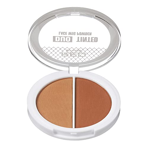 RED by Kiss Lace Wig Brush Tinted Powder Set ? Matte Finish, Oil Control, Lightweight, Long-lasting, Mix & Match Shade Duo