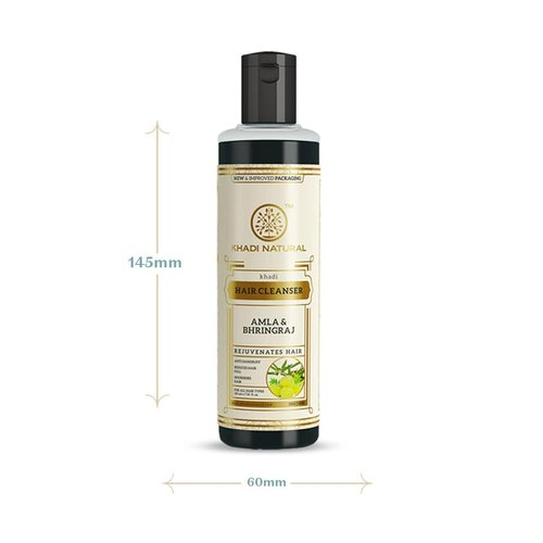 Khadi Natural Herbal Amla Bhringraj Shampoo, 210ml (Pack Of 2)