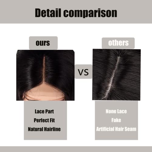 28 Inch 13x4 Lace Front Wigs Human Hair for Black Women Pre Plucked Chocolate Brown Glueless Body Wave Lace Frontal Wigs Human Hair with Baby Hair 180% Density