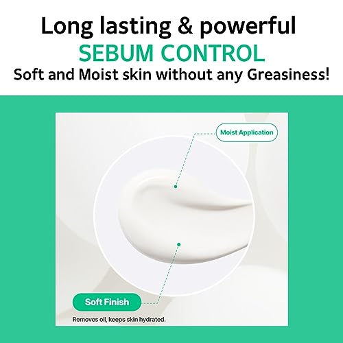 MAKE P:REM UV Defence me. No Sebum Sunscreen, SPF 50+ PA++++ Reef-Safe Silky Texture with Poreless and Matte Finish, UVA/UVB Protection, Korean Sunscreen, 1.69 fl. oz. (50ml)