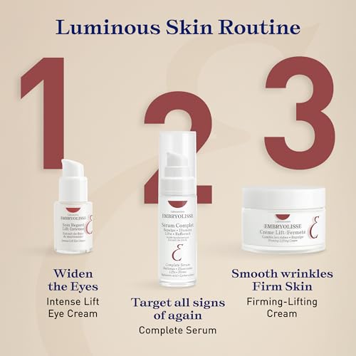 Embryolisse Intense Lift Eye Cream. Lifts Eyelids, Reduces Wrinkles, Circles, And Bags. Targeted Anti-Aging Treatment With Hyaluronic Acid 0.5 Fl Oz