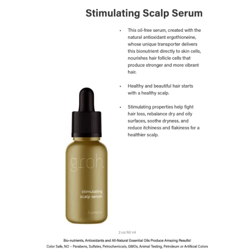 Groh Stimulating Scalp Serum, 2.8 Fluid Ounce