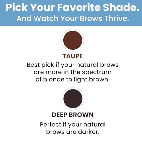 Prime Prometics PrimeBrow Complete ? 3-in-1 Eyebrow Care for Mature Women ? Eyebrow Mousse Tints, Magic Spoolie Brush Shapes, Eyebrow Growth Serum Fills Bald Spots (Deep Brown)