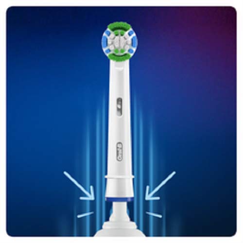 Oral-B Clean Maximiser Precision Clean Electric Toothbrush Heads, Plate Removal, Pack of 3, White