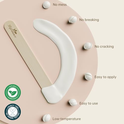 Lifestance Pearl White Waxing Beads, 1lb Unscented Coarse Hair Removal Wax Beans for Face, Eyebrow, Brazilian Bikini, Sensitive Skin at Home for Women and Men