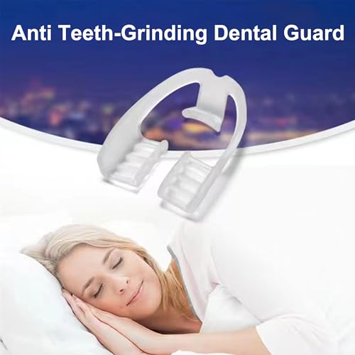Mouth Guard for Grinding & Clenching Teeth with Portable Hygiene Case | Anti-Slip & Soft Hook Design BPA Free | Disposable & Ready to Use - No Need to Boil/Mold | One Size Fits All 10 Count