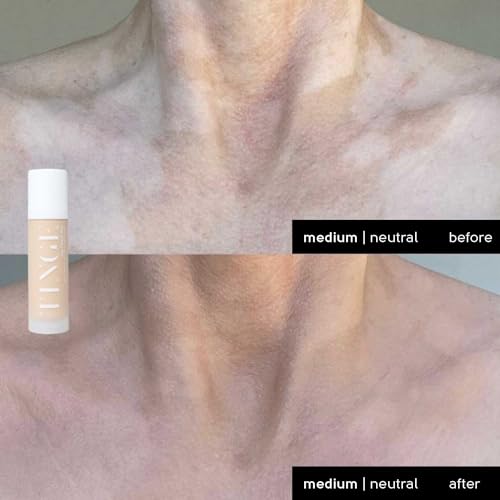 Tinge Tint Body Makeup, Lasts Up to 48 Hours, Medium Coverage Cream With Amino Acids, Hyaluronic Acid & Lysine, Semi Matte Finish, Water & Transfer Resistant, 3.38 Fl Oz - Medium Cool