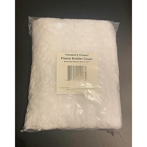 Therapist's Choice¢ç Fleece Bolster Cover with Drawstring Closure, Soft & Durable, Fit¡¯s Bolsters Sized 6" x 27" (Cover Only, Bolster Not Included)