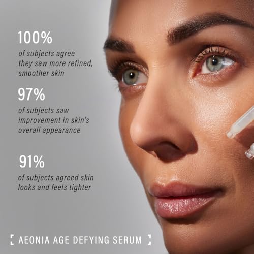 Aeonia Age-Defying Serum ? Certified Space Technology Skincare, Anti-Aging Face Serum with Bacillus Lysate, Resveratrol ? Hydrates, Firms, Smooths Skin Texture & Reduces Fine Lines, 1 Fl Oz