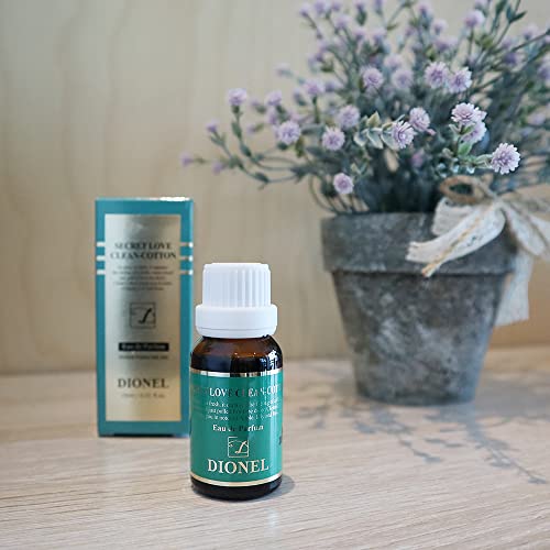 Dionel Secret Love Clean Cotton inner perfume fragrance oil for underwear women Long-lasting feminine Cozy Comforting Cotton Scent 15ml 0.51fl.oz