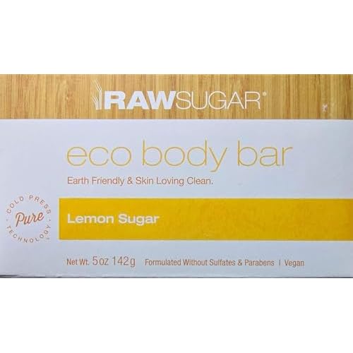 RawSugar Lemon Sugar Eco Body Bar 5 oz