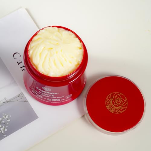 Keratin & Collagen Hair Mask with Argan Oil ? Deep Repair Conditioner for Dry, Damaged Hair ? Hydrating & Strengthening Treatment, 500ml (16.9 oz)