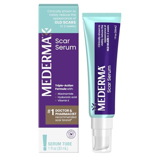 Mederma Scar Serum ? Triple-Action Formula with Vitamin E, Hyaluronic Acid & Niacinamide ? Clinically Shown to Reduce Old Scars, 1 Fl. Oz.