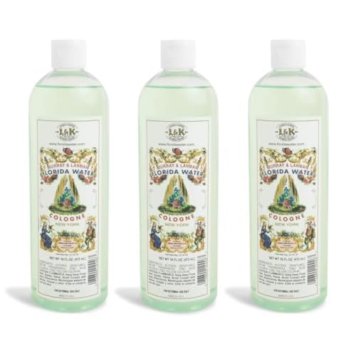 Lanman & Kemp Florida Water Cologne New York, Agua De Florida (16 Fl Oz (Pack of 3))