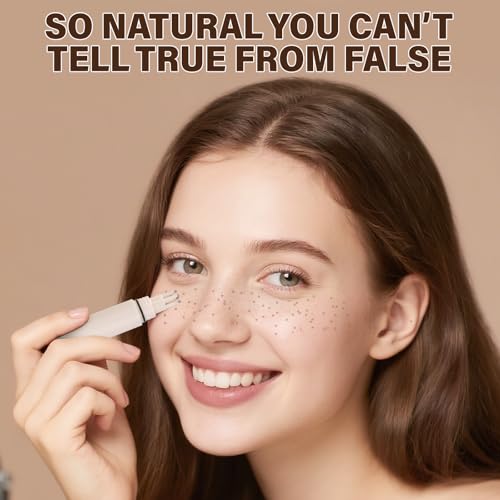 Freckle Stamp ? No Makeup Experience Needed, Easily Create Real And Natural Freckles In Seconds, Long-Lasting, Waterproof, All-Day Wear | Gentle Skin-Friendly Formula For Sensitive Skin (2# MEDIUM)