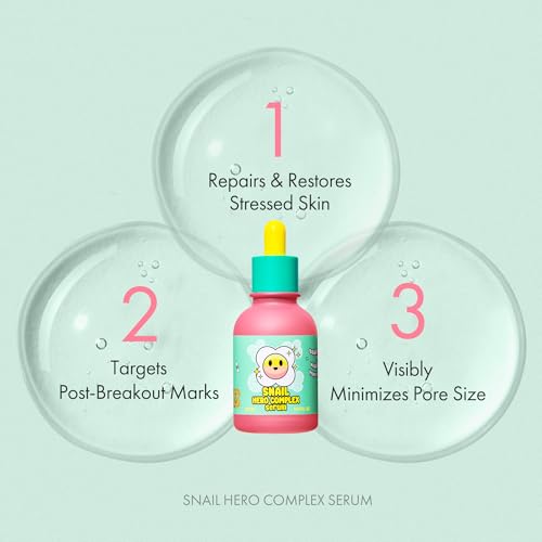 Snail Mucin 85% Face Serum 1.69 fl oz 50ml | Hydrating Skin Care Packed with Vegan Collagen & Peptide | Age-Defying Korean Face Moisturizer