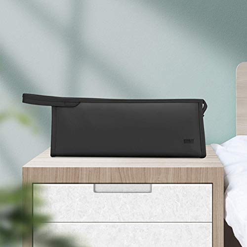BUBM Travel Storage Bag Compatible with Dyson Airwrap Styler, Shark Flexstyle Air Styling & Drying System, Portable Carrying Case Organizer for Airwrap Styler and Attachments,Black