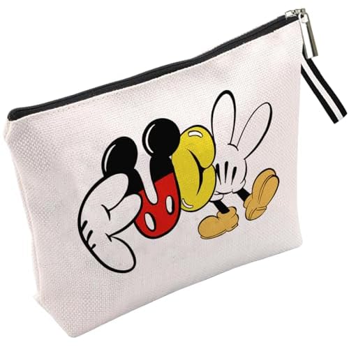 Funny Makeup Bag for Women, Creative Cartoon-Inspired Portable Cosmetic Bag - Unique Design for Every Occasion Minnie Themed Mouse Makeup Bag Mickey Themed Travel Toiletry Bag