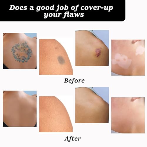 Tattoo Cover Up, Invisible Waterproof Concealer,Long Lasting 30g light