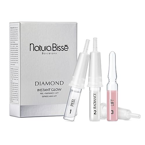 Natura Biss? Diamond Instant Glow, Anti-Aging Ampoule Trio, Lifts, Firms, & Illuminates, For All Skin Types, 3 ampoules x 1 treatment