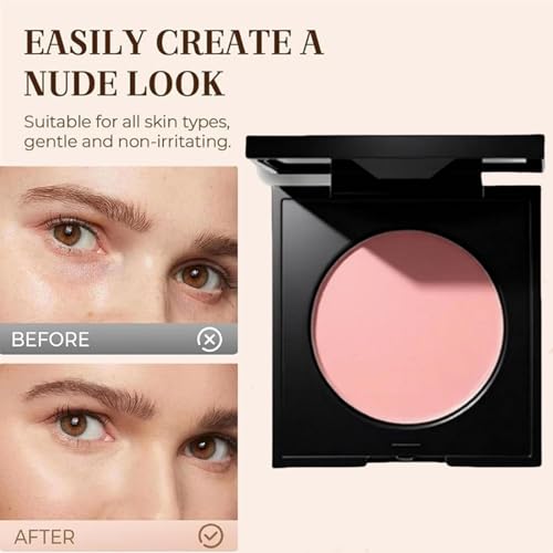 Under Eye Brightener Concealer with Brush, Conceal, Brightens, Effectively Cover Dark Circles, Moisturize and Blend for Smooth, Radiant & Refreshed Look