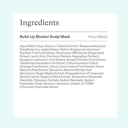 Nutrafol Exfoliating Scalp Mask, Eliminates Product Build-up and Oil for Healthier Hair and Scalp, Physician-formulated for Thinning Hair, Color and Extension Safe - 4 Fl Oz Bottle