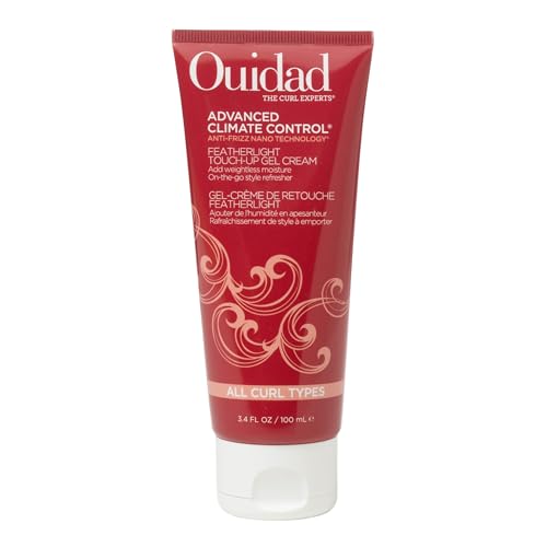 Ouidad Advanced Climate Control Featherlight Touch-Up Curl Gel Cream - 3.4 fl oz, Anti-Frizz Nano Technology, On-The-Go Style Refresher, Ideal for Fine to Medium Textures, For All Curl Types