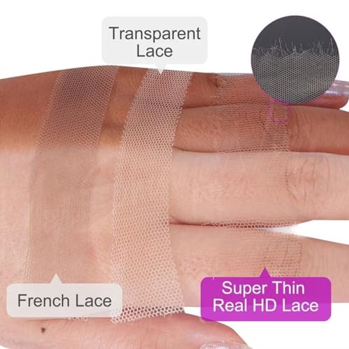 2X6 Deep Parting SKINLIKE Real HD Human Hair Short Bob Wigs Pre Plukced 0.10mm Ultra-thin Invisible Swiss HD Lace Closure Single Knot Undetectable Melted Lace Closure Wigs 180% Density 14Inch