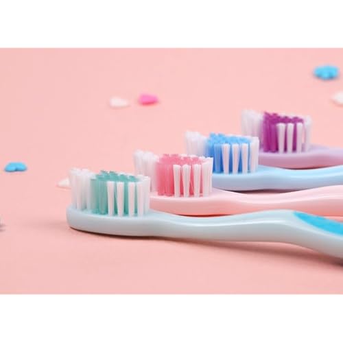 Generic Set of 4, Cute Toothbrush Set, Compact Head