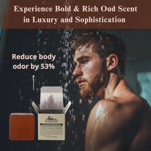 Shower Bar Body Bath Soap (Set of 2) Cleanser Cooling Refreshing Effect Rich Foam Body Wash Shampoo Deodorant for Face and Body Menthol Mint Sandalwood Woody for men and women