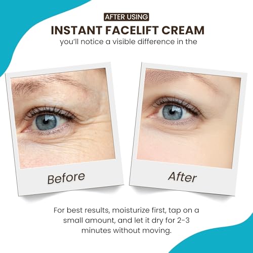 Instantly Ageless - Instant Face Lift in a Vial - Skin Care for Anti Aging face cream - Instant Under Eye Bags Remover - Facelift 15 Vials