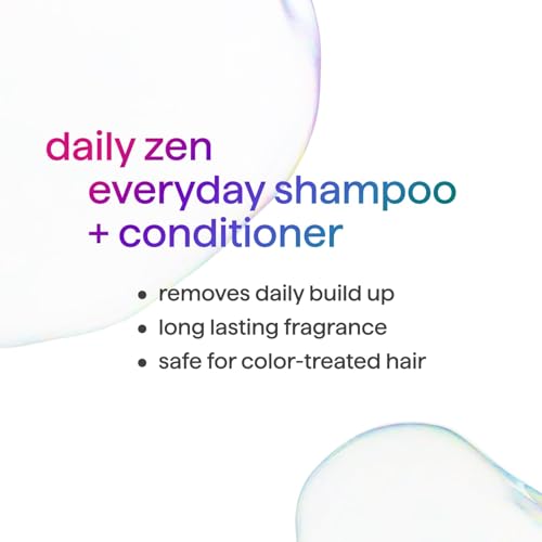 Method Everyday Shampoo, Daily Zen with Cucumber, Green Tea, and Seaweed Scent Notes, Paraben and Sulfate Free, 14 oz (Pack of 3)