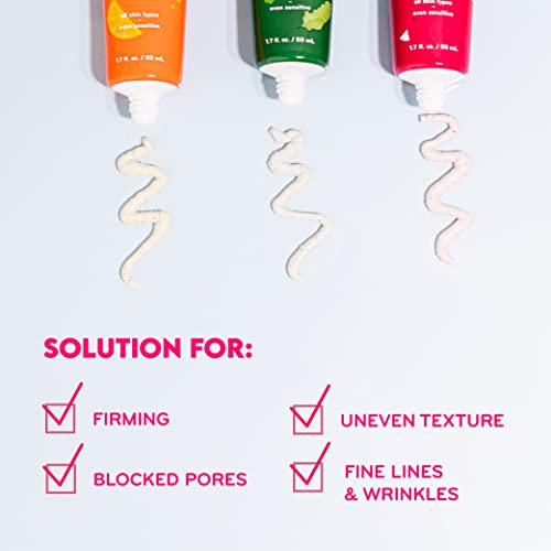 p?rlisse Dragonfruit + Niacinamide Face Exfoliator Scrub - Exfoliating Face Wash for Radiance & Improved Texture - Strengthens Skin Barrier, Reduces Blemishes & Fights Signs of Aging (1.7 Fl oz)