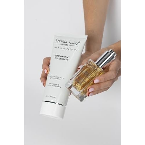 Energizing Natural Hair Growth Serum | Serum Energisant by Leonor Greyl | 99% Natural Ingredients, Rosemary and Tumeric, Vegan. 1.7 oz. Made in France.
