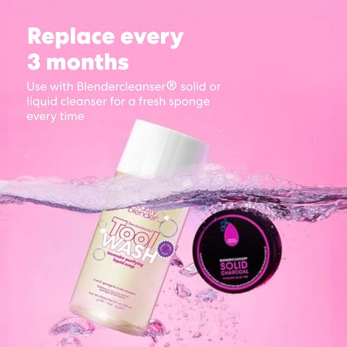 Beautyblender¢ç | Original Pink Beauty Blender 2-Piece Bundle for Blending Foundations, Powders, and Creams, Super-Soft Foam for Streak-Free Application, Made in the USA, Reusable, Washable
