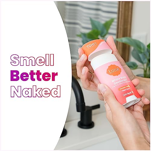 Lume Whole Body Deodorant And Soap - 2.6 Ounce Smooth Solid Stick With 72 Hour Odor Control and 5 Ounce Triple Milled Soap - Aluminum Free, Baking Soda Free and Skin Loving (Peony Rose)