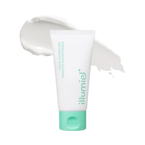 illumiel Aqua Hydrating Smooth Moisturizer for Long-lasting Skin Moisture Barrier with Xylitylglucoside & 5 types of Ceramides [Vegan & Korean Skincare] - 1.69 fl. oz.