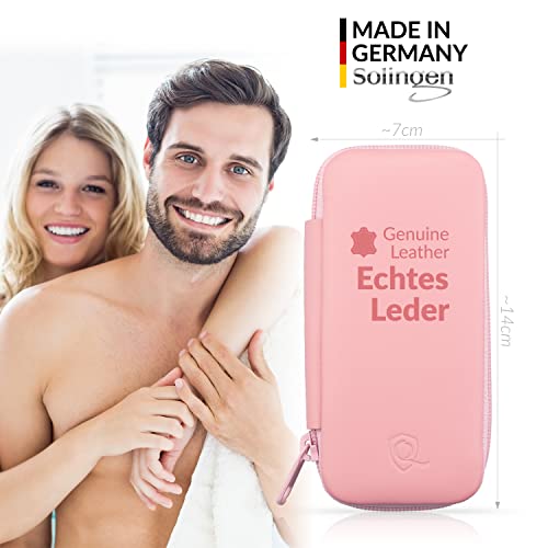 MarQus Manicure Set Men and Women - Nail Care Kit for Men and Women - Solingen Manicure Set made in Germany (except for Czech Glass Nail File and Clippers) - Manicure Kit Solingen