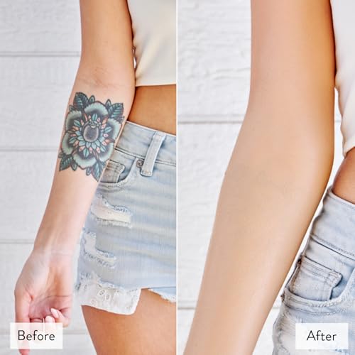Best Bronze Bombshell Body Makeup - Tattoo Cover Up Makeup & Body Foundation Waterproof - Tattoo Concealer Waterproof for Scars, Varicose Veins Cover Up & Leg Foundation (NC61 Deep Radiance)
