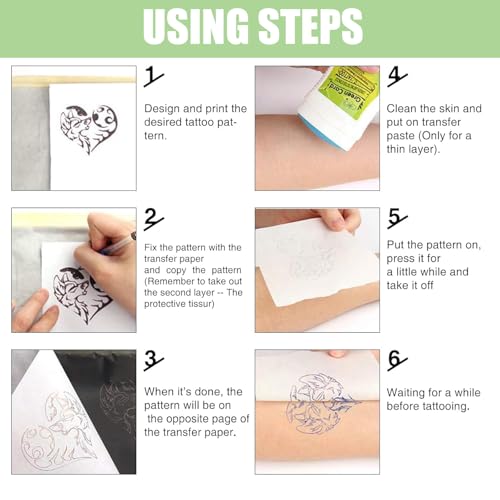 2pcs Tattoo Transfer Gel, Urknall Professional Stencil Gel Safe and Long-Lasting Tattooing Stencil Stick Creams for Body Art Makeup Transfering Soap Paste For Tattooing Supplies