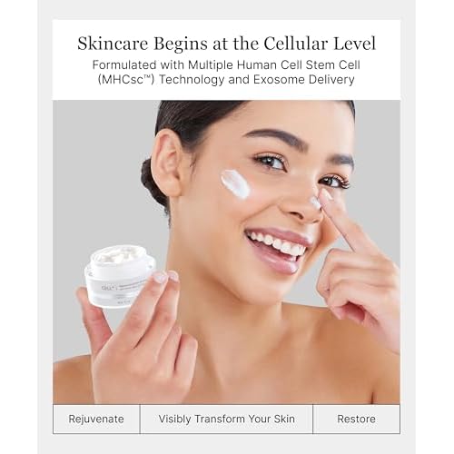 Moisturizer Face Cream ? Rejuvenating Rich Moisture Cream with Human Stem Cell Technology for Dry, Mature Skin ? Face Moisturizer for Women & Men with Plant-Based Retinol Alternative - 1.7 oz