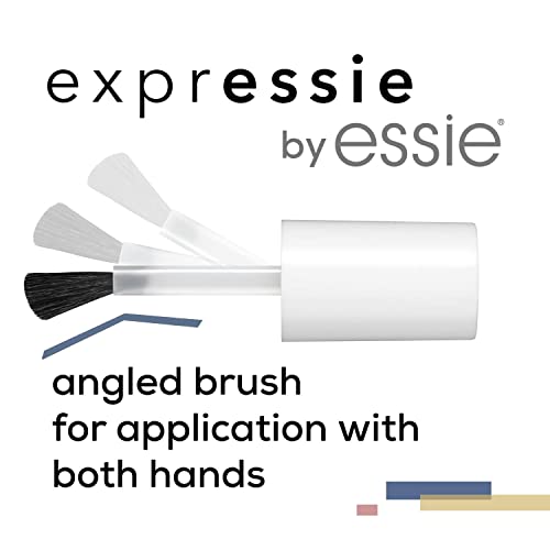 essie Expressie FX Quick-Dry Vegan Nail Polish, Red Glow Top Coat, Ethereal Glow, 0.33 fl oz