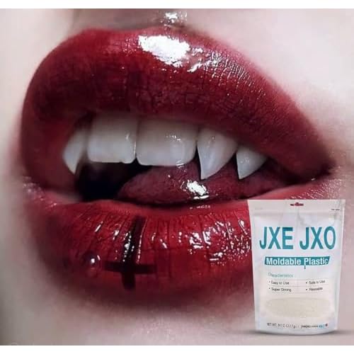 6oz Thermoplastic Beads for Teeth Repair - Moldable False Teeth Beads,Tooth Repair Kit, Tooth Beads for Missing Teeth ? Ideal for DIY Tooth Filling, Halloween Vampire Teeth Fangs
