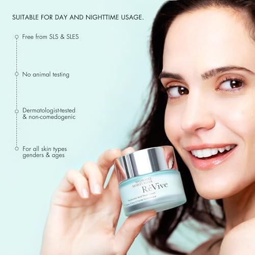 R?Vive Hydrogel Daily Face Moisturizer - Lightweight Water Cream & Peptide Moisturizer - Anti Aging Skin Care to Help Prevent Future Signs of Aging, Improve Fine Lines & Boost Skin Radiance (1.7 Oz)
