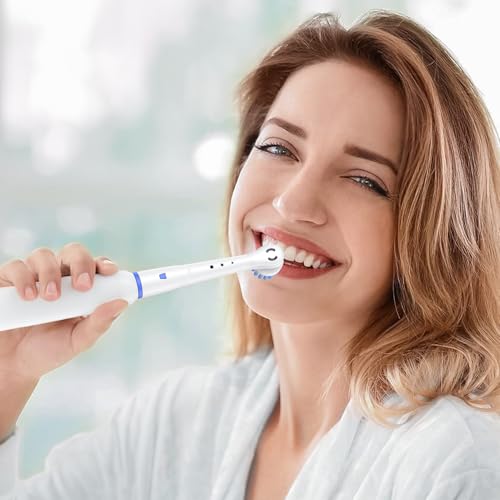 Safcare Sensitive Gum Care Replacement Brush Heads, Pack of 48 Professional Electric Toothbrush Heads Compatible with Oral b Braun Electric Toothbrush (48 Pack)